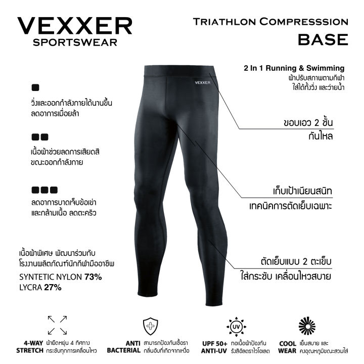 vexxer-2in1-compression-base-กางเกงสำหรับวิ่งและว่ายน้ำโดยเฉพาะ-กางเกงรัดกล้ามเนื้อ-ขายาว-กางเกงวิ่ง-กางเกงว่ายน้ำ