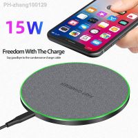 15W Wireless Charger For iPhone 14 13 12 11 Pro XS X XR 8 Induction Type C Fast Charging Pad for Samsung S22 S21