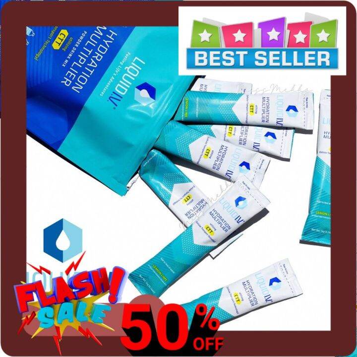 HOT DEAL [ของแท้ ไม่แท้คืนได้] Liquid I.V. Hydration Multiplier น้ำอิเล
