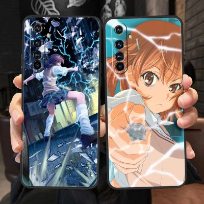 Misaka Mikoto A Certain Scientific For Realme GT Neo 2 3 Phone Case Realme 9 8 5G 7 6 GT2 Pro Plus 9i 8i C21Y C11 C25 C35 Cover Electrical Connectors