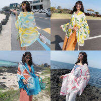 100X180ซม. 9รูปแบบผ้าฝ้าย Pareo Beach Cover-Ups ผู้หญิงขนาดใหญ่ชุดชายหาดบิกินี่ชุดว่ายน้ำ Cover Up Sarong Wrap ผ้าพันคอ