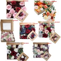 Artificial Wedding Rose Flowers Combo Box Set for DIY Bouquets Table Centerpieces Flower Arrangements Valentines Gifts