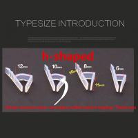 ซีลยางกระจกอาบน้ำ1M 6 8 10 12Mm ซีลซิลิโคนฉากบังประตูบานเลื่อนประตูห้องอาบน้ำยุ้งฉางที่กั้นประตูซีลห้องน้ำ