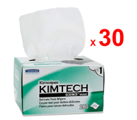 KIMTECH SCIENCE KIMWIPES กระดาษเช็ดทำความสะอาดเลนส์ คิมเทค ไซเอนส์ คิมไวป์ส รหัสสินค้า 34120 สินค้าคิมเบอร์ลี่ย์-คล๊าค โปรเฟสชั่นแนล 30 กล่อง กล่องละ 280 แผ่น