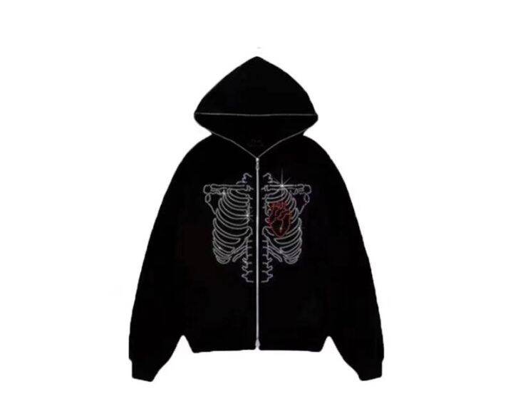 zip-hoodie-goth-sweatshirt-coat-harajuku-gothic-แขนยาวขนาดใหญ่-hoodie-y2k-แจ็คเก็ตผู้ชายผู้หญิง-balck-hoodies