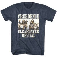 Creedence Clearwater Revival Bikers Mens T Shirt Ccr Studio Albums Collection Gildan Spot 100% Cotton