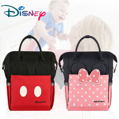 USB Diaper Bag Backpack Mummy Maternity Nappy Bag Waterproof Baby Stroller Bag Baby Mickey Fashion Travel Nursing Bag