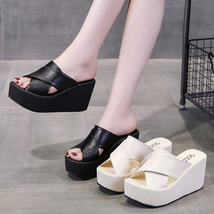 COD new trend and best seller fashion wedge sandals code231 PLUS1 size ...