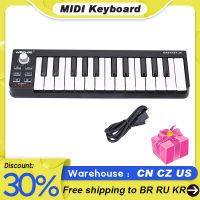 Worlde แบบพกพา Easykey.25ที่สำคัญ MIDI แป้นพิมพ์ควบคุมแป้นพิมพ์เปียโน USB MIDI ควบคุมเปียโนไฟฟ้าเครื่องดนตรี