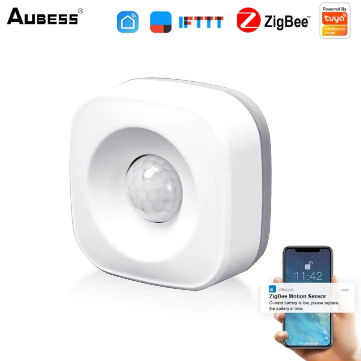 Aubess ZigBee 3.0 PIR สมาร์ทต้องใช้เซ็นเซอร์ตรวจจับการเคลื่อนไหวเกตเวย์ ...