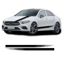 2PCS Car Side Stripes Stickers Body Decals Door Racing Sport Vinly Accessories For Toyota BMW Audi VW KIA Benz Honda Mazada