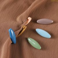 blg 8 Pcs Muslim Women Hijab Pins Multicolor Safety Pins Plastic Scarf Clip Brooch 【JULY】