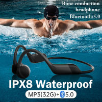 Bone Conduction หูฟังเปิดหูหูฟังเครื่องเล่น MP3ในตัว32G หน่วยความจำ Bluetooth 5.0 IPX8กันน้ำสำหรับว่ายน้ำดำน้ำ