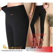 Quần nữ đi làm cotton quần legging nữ lưng cao co giãn 4 chiều GLQ047
