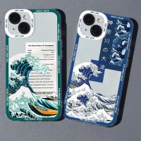Fashion Japan The Great Wave Off Kanagawa Clear Phone Case For iPhone 13 12 11 14 Pro MAX XS X Mini XR 7 8 Plus Cover Art Fundas