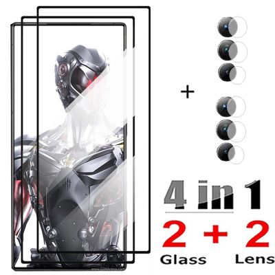 4in1 Tempered Glass For ZTE nubia Red Magic 8 Pro Screen Protector Camera Lens Protective Film Red Magic8 Pro 8Pro Pus Glass