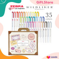 ปากกาเน้นข้อความ Mildliner Zebra ชุดเซ็ต 35 สี