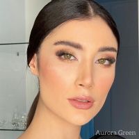 Aurora Green คอนแทคเลนส์นำเข้า รายปี 390.- มีค่าสายตา