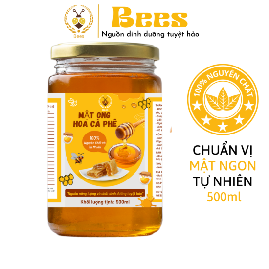 Combo 3 lọ mật ong rừng nguyên chất tự nhiên hoa cà phê 500ml siêu tiết - ảnh sản phẩm 2