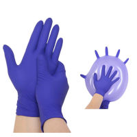 Blue-purple Disposable Gloves Nitrile Latex Gloves for Household Kitchen Laboratory Cleaning Gloves Cake Tools Accessories