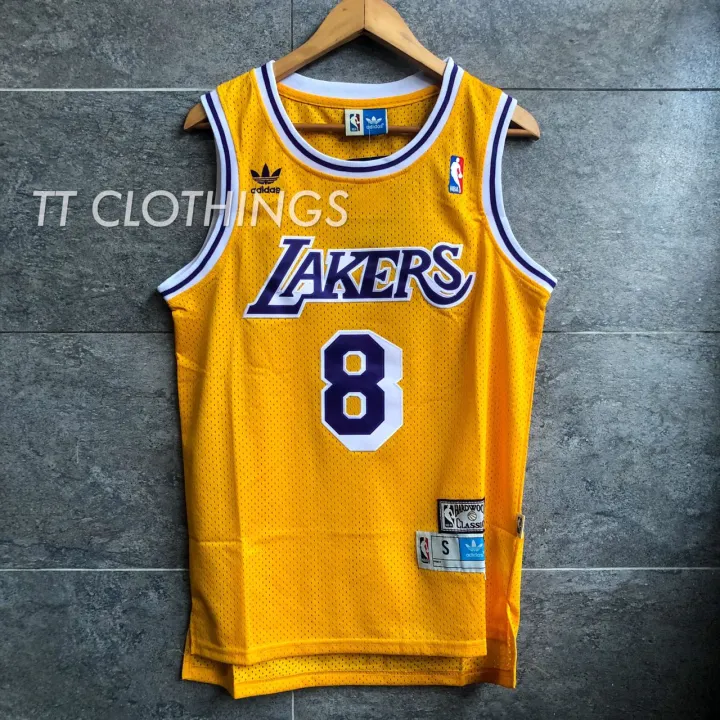 Kobe Bryant #8 NBA adidas basketball throwback jersey sz M
