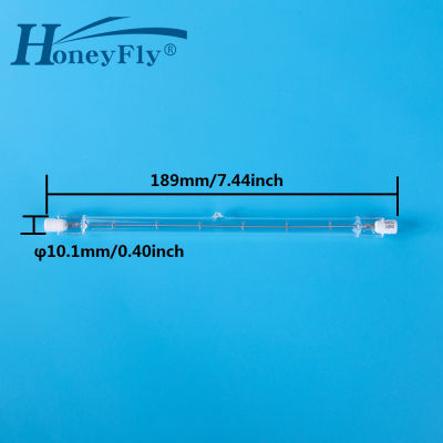 HoneyFly 3pcs 189mm Halogen Lamp New Linear J189 R7S 220V110V 750W 1000W Double Ended Filament Flood Lights Quartz Tube
