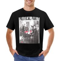 Political Party Shades &amp; Red Cups T-Shirt T-Shirts Man Vintage T Shirt Anime Clothes Men Clothes