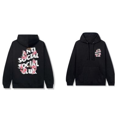 ผู้ชาย hoodie [ของแท้] เสื้อฮู้ดดี้ ANTI SOCIAL SOCIAL CLUB Kkoch 4K Hoodie black เสื้อกันหนาว ASSC พร้อมส่ง!!!