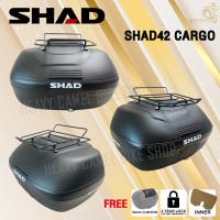 กล่องท้าย  SHAD SH42 ขนาด 42 ลิตร เบาะ CARGO มัดเต้น