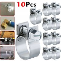 10PCS Mini Fuel Line Jubilee Hose Clips Clamp Diesel Petrol Pipe Coolant Radiator Tube Clamp Metal Fastener Hardware