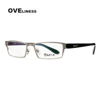 2021Fashion mens eyeglasses frames Glasses Frame for men Optical Myopia Prescription eye glasses Male Metal full Spectacles eyewear