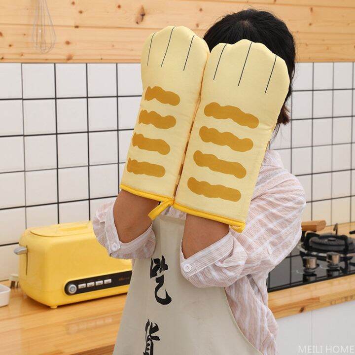 cartoon-cat-claw-oven-mitts-anti-scalding-heat-insulation-gloves-cute-cotton-glove-microwave-oven-non-slip-tools-kitchen-mitts