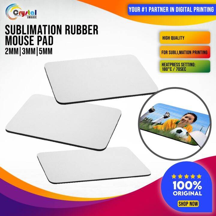 Sublimation Rubber Mouse Pad 2mm 3mm 5mm Lazada PH