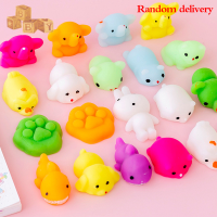 YUANYUAN001 Kawaii Animal Soft Mochi Fidget ของเล่นต่อต้านความเครียดบรรเทาประสาทสัมผัสของเล่นสำหรับผู้ใหญ่