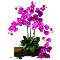 Phalaenopsis Stem ดอกไม้ประดิษฐ์ (ชุด6ชิ้น) สีชมพู