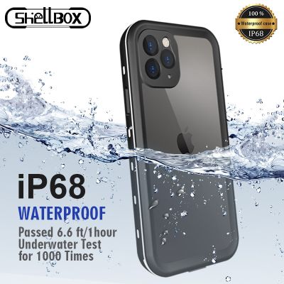 「16- digits」เคสกันน้ำ IP68สำหรับ iPhone 12 Pro 7 8 Plus X XR เคสดำน้ำใต้น้ำกันกระแทกสำหรับ IPhone11 Pro Max 360 Full Coque
