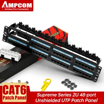 48-port Cat6 Unshielded Patch Panel - TRENDnet TC-P48C6