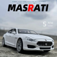 A1:32 Maserati Ghibli Quattroporte Coupe รถรุ่น Diecast จำลองโลหะของเล่นรถรุ่นเสียงและแสงของเล่น GiftM