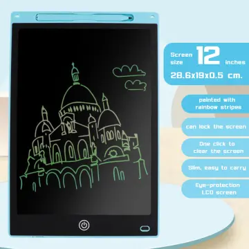 Lcd Writing Tablet Electronic Digital Drawing Pad For kids - 12