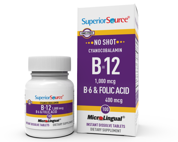 Superior Source No Shot B6 B12 Folic Acid Plus D Multivitamins 100 Count Lazada Ph