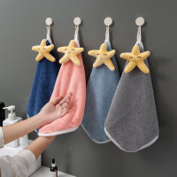 30x30 Cotton Wipe Hands Towels Fast Drying Super Absorbent Soft Touch Microfiber with Hanging Loops Bathroom Kitchen Accessories