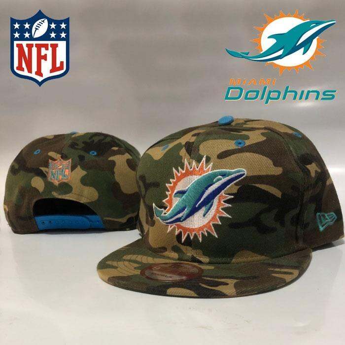 NWT Vintage Miami Dolphins Classics Teams Collection Snapback Hat NFL M/L