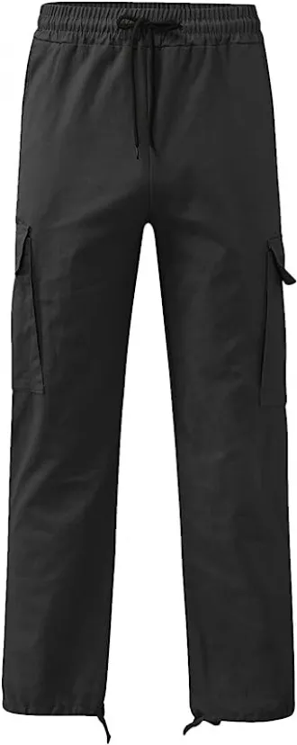 Men Outdoor Cargo Pant Lightweight Tactical Pant Hiking Jogger Classic Fit  Multi Pockets