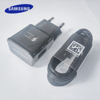 อะแดปเตอร์ไฟ USB เร็ว Samsung Galaxy สายเคเบิลชนิด C 9V1.67A เร็วสำหรับ Galaxy S10 S8 S9 S20 Note 10 20 Plus