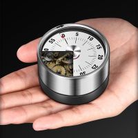 ✽▨◈ Kitchen mechanical timer magnetic time manager 60 minute timer loud alarm magnetic clock rotation timer