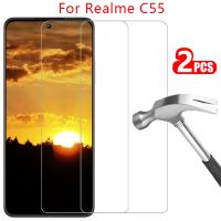 [SOSO 3C accessories] กระจกเทมเปอร์สำหรับกระจกนิรภัยบนป้องกัน C55ของ Realme Realmec55 C 55ฟิล์มนิรภัย55c Realmi Reame Relme Real Me