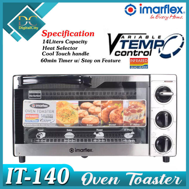 Imarflex IT140 Oven Toaster 14Liters Lazada PH