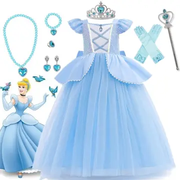 Princess Birthday Dress / Frozen Princess Dress/ Baby Girl Blue Dress /  First Birthday Dress/ Blue Pageant Dress/ Flower Girl Dress - Etsy