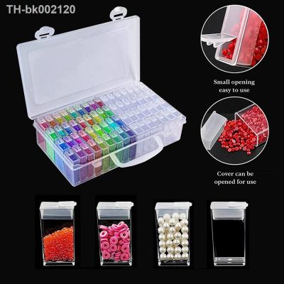 ♕▥﹊ Painting Diamonds Accessories Diamond Organizer Box Beads Storage Bottles Container Bead New Work Containers Tools Jars Boxes 5d