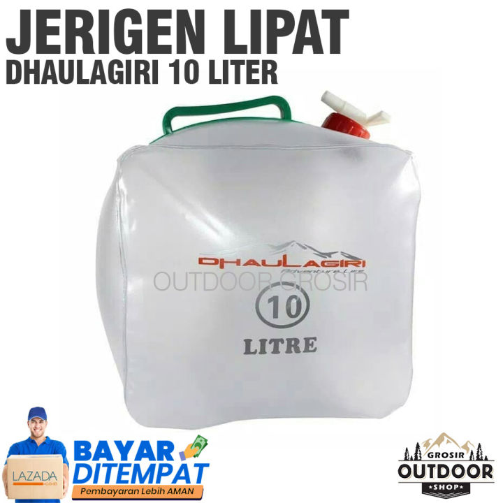 Jerigen Lipat Dhaulagiri 10 Liter Derigen Lipat Water Galon Kantong Air Tempat Air Lipat 6689